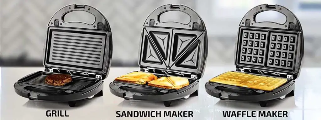 Sandwich grills with removable plates are versatile and easy to clean.
