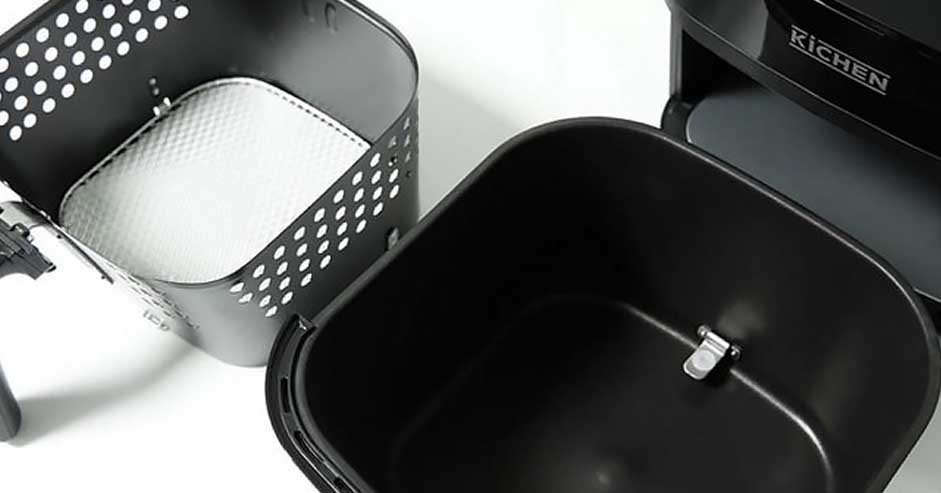 Crucial parts of an air fryer can be really easily cleaned and in most cases are dishwasher safe.