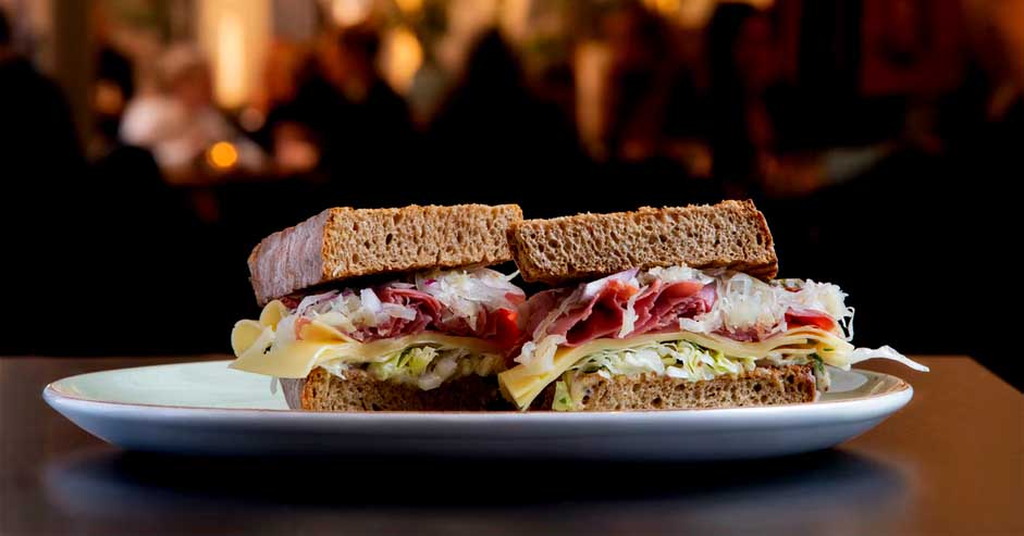 Leaving your sandwiches overnight outside of the fridge, or without any kind of cover isn't the best idea.