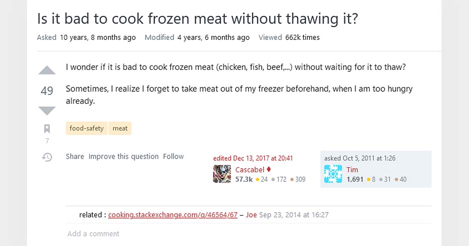 A great take on the topic on cooking.stackexchange.com