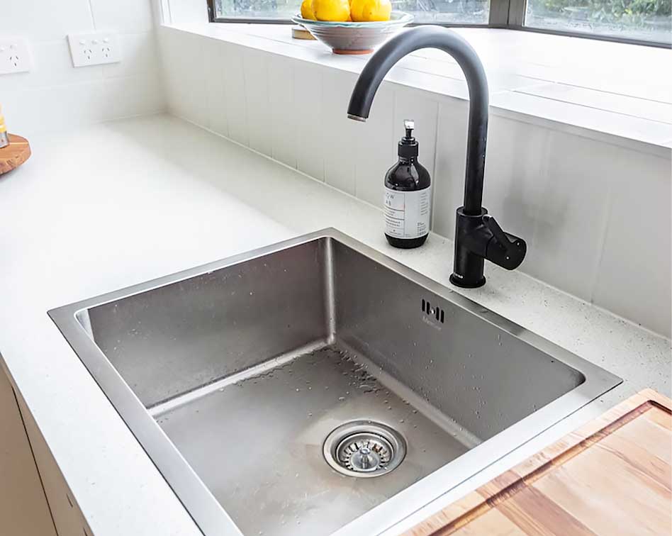 Try to minimize the amount of oil and grease that goes down your kitchen drain.