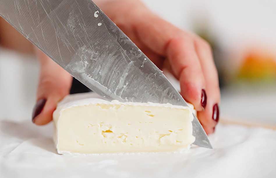 Unaged Camembert will have a firm and dense structure. The older the Camembert the more runny it gets.