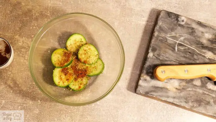 Air Fried Fresh Cucumbers No Breading A Quick Snack Video Toast N Fry 0943