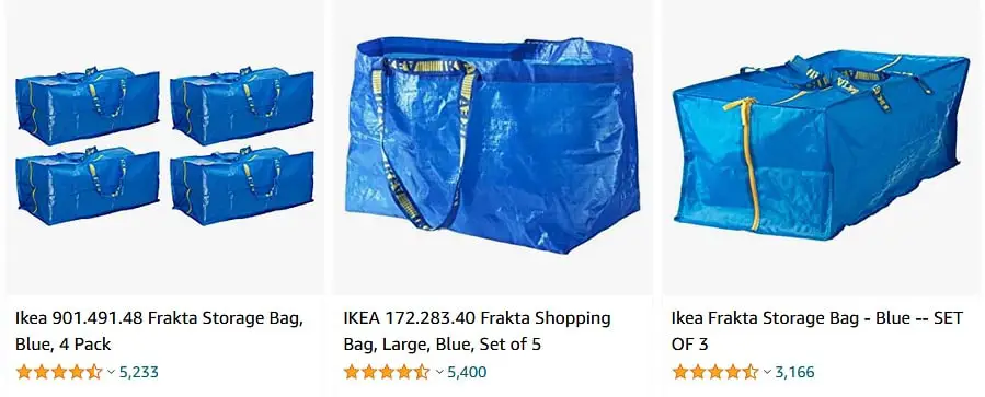 You can buy IKEA bulk cheaper and in bulk online! (click on the image to view them on Amazon!)