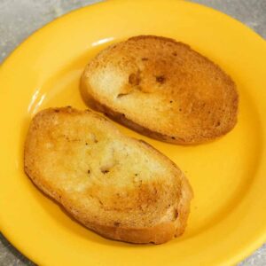 Air fryer toasted bread recipe