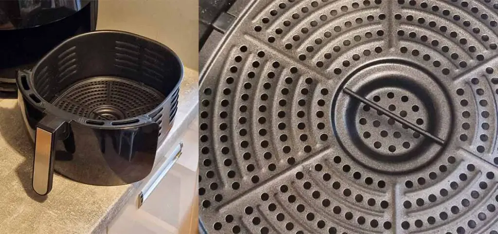 Most air fryer baskets feature non-stick coatings, this however doesn't mean they don't require regular cleanups.