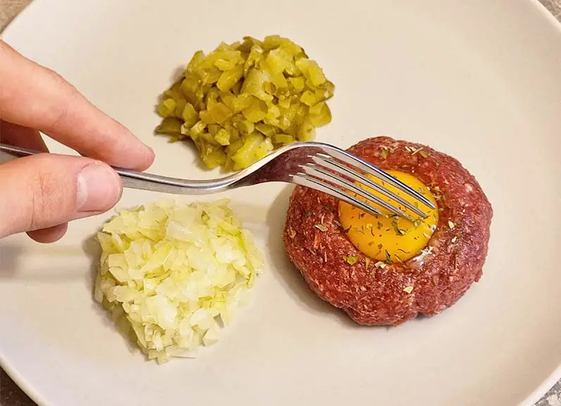 Today there are many ways to prepare and serve beef tartare.