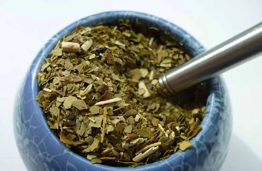 The right, traditional way of preparing yerba mate is much different from the thing we're going to do here.