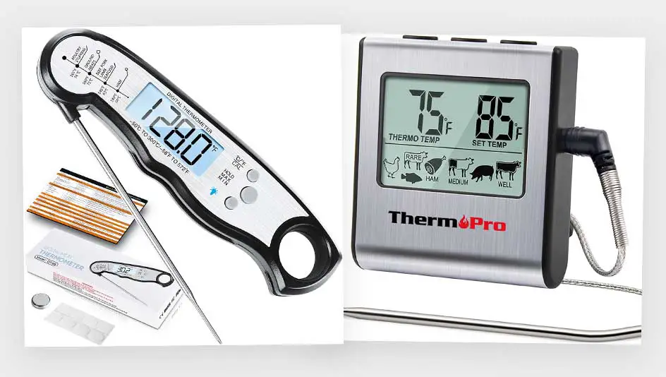 Meat thermometers - in different shapes and forms.