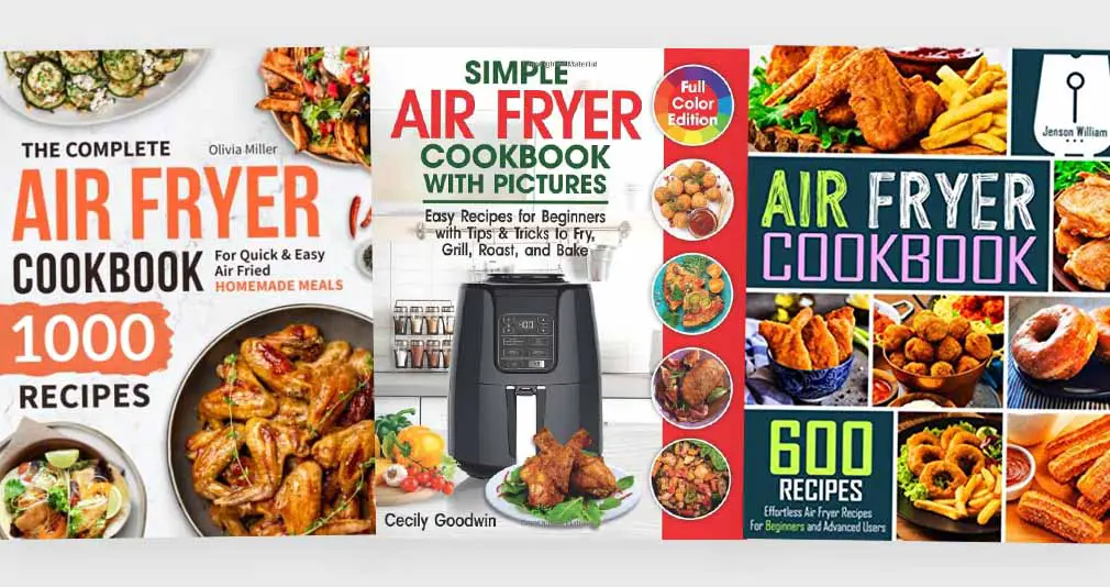 And finally, an air fryer cookbook - an absolute must have for every air fryer owner!