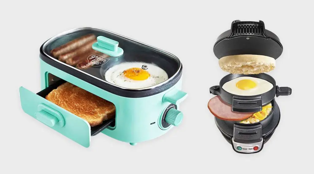 There are many different types of breakfast making machines - they come in various shapes and sizes!