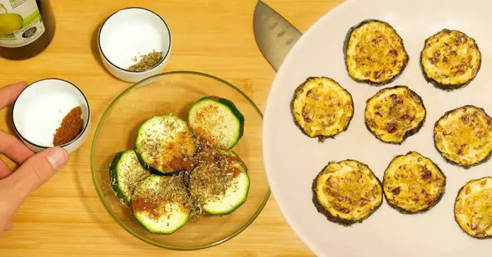 How To Make Air Fried Zucchini Snacks Quick Recipe - With No Breading!