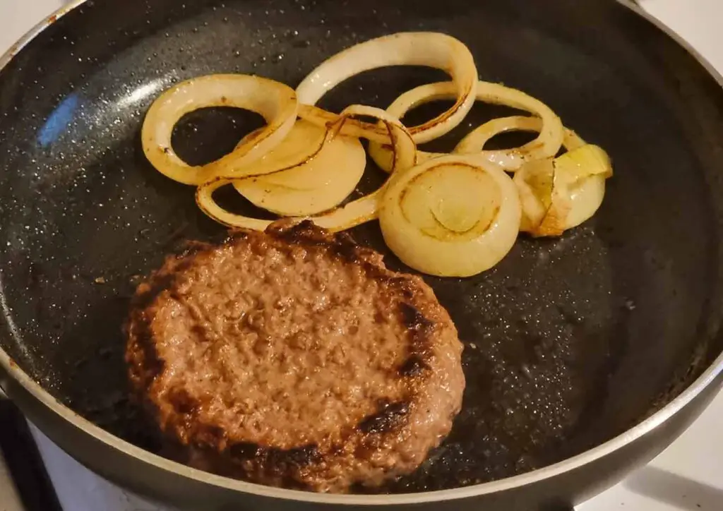 Ideally, you should flip the burger meat only once during the cooking process.